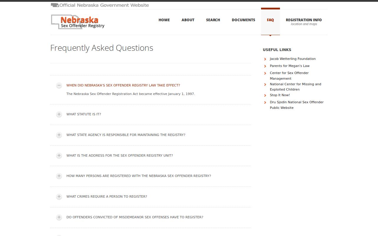 Adams County sex offender registry FAQ and notification information
