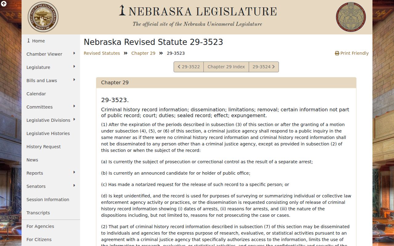 Juniata criminal history dissemination law record source
